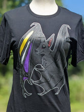 Load image into Gallery viewer, Pride Bat - NonBinary Pride Short-Sleeve T-Shirt