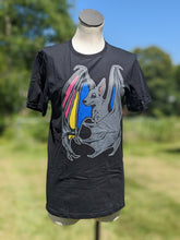 Load image into Gallery viewer, Pride Bat - Pan Pride Short-Sleeve T-Shirt