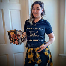 Load image into Gallery viewer, Scary Movie Kitty Short Sleeve V-Neck T-Shirt