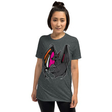 Load image into Gallery viewer, Pride Bat - Lesbian Pride Short-Sleeve T-Shirt