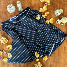 Load image into Gallery viewer, Bone PinStripe Skater Skirt