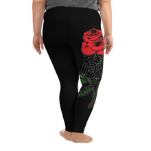 Load image into Gallery viewer, The Spider's Rose Plus Size Leggings