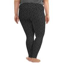 Load image into Gallery viewer, Playful Black Cats Plus Size Leggings Grey