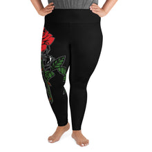 Load image into Gallery viewer, The Spider's Rose Plus Size Leggings