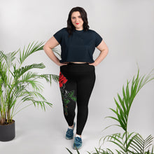 Load image into Gallery viewer, The Spider's Rose Plus Size Leggings