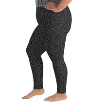 Load image into Gallery viewer, Playful Black Cats Plus Size Leggings Grey