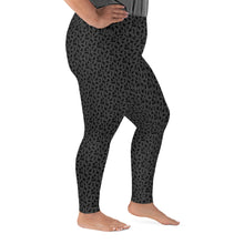 Load image into Gallery viewer, Playful Black Cats Plus Size Leggings Grey