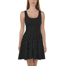Load image into Gallery viewer, Bone PinStripe Skater Dress