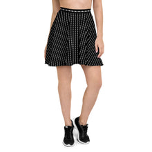 Load image into Gallery viewer, Bone PinStripe Skater Skirt