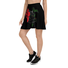 Load image into Gallery viewer, The Spider's Rose Skater Skirt