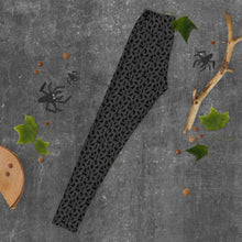 Load image into Gallery viewer, Playful Black Cats Leggings Grey