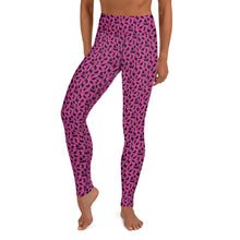 Load image into Gallery viewer, Playful Black Cats Leggings Pink