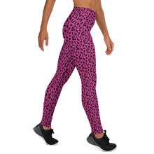 Load image into Gallery viewer, Playful Black Cats Leggings Pink