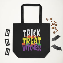 Load image into Gallery viewer, Trick or Treat Witches! Eco Tote Bag