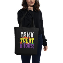 Load image into Gallery viewer, Trick or Treat Witches! Eco Tote Bag