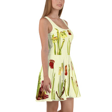 Load image into Gallery viewer, Vintage Pitcher Plant Illustrations Skater Dress