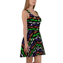 Load image into Gallery viewer, Colorful Coffin Skater Dress