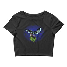 Load image into Gallery viewer, Night Flight Agave Bat Crop Tee