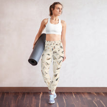 Load image into Gallery viewer, Vintage British Bird Illustrations Yoga Leggings