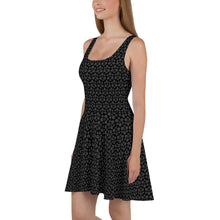 Load image into Gallery viewer, Triskele Skater Dress Black & White
