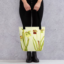 Load image into Gallery viewer, Vintage Pitcher Plant Illustrations Tote bag