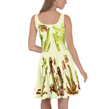 Load image into Gallery viewer, Vintage Pitcher Plant Illustrations Skater Dress
