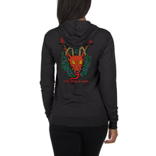 Load image into Gallery viewer, Krampus is Coming Unisex zip hoodie