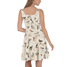 Load image into Gallery viewer, Vintage British Bird Illustrations Skater Dress