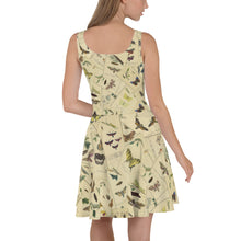 Load image into Gallery viewer, Vintage Insect Illustrations Skater Dress