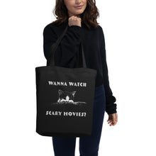 Load image into Gallery viewer, Scary Movie Kitty Eco Tote Bag