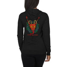 Load image into Gallery viewer, Krampus is Coming Unisex zip hoodie