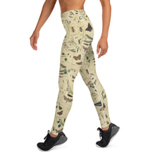 Load image into Gallery viewer, Vintage Insect Illustrations Yoga Leggings