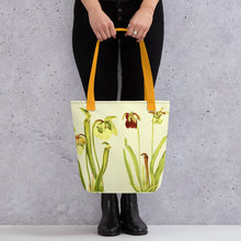 Load image into Gallery viewer, Vintage Pitcher Plant Illustrations Tote bag