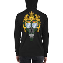Load image into Gallery viewer, GasMasquerade zip hoodie