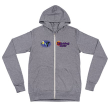 Load image into Gallery viewer, Night Flight Bats & Flowers zip hoodie