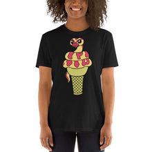 Load image into Gallery viewer, Isssscream: Vanilla Cherry Sauce Short-Sleeve T-Shirt