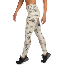 Load image into Gallery viewer, Vintage Jamaican Bird Illustrations Yoga Leggings
