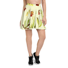 Load image into Gallery viewer, Vintage Pitcher Plant Illustrations Skater Skirt