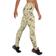 Load image into Gallery viewer, Vintage Insect Illustrations Yoga Leggings