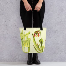 Load image into Gallery viewer, Vintage Pitcher Plant Illustrations Tote bag
