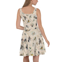 Load image into Gallery viewer, Vintage Jamaican Bird Illustrations Skater Dress