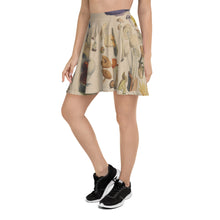 Load image into Gallery viewer, Vintage Fungi Illustrations Skater Skirt