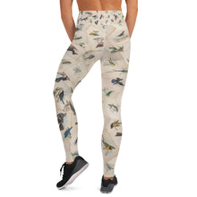 Load image into Gallery viewer, Vintage Jamaican Bird Illustrations Yoga Leggings