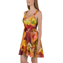 Load image into Gallery viewer, Autumn Leaves Skater Dress