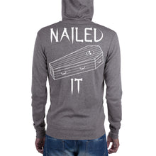 Load image into Gallery viewer, Nailed It Coffin zip hoodie