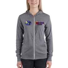 Load image into Gallery viewer, Night Flight Bats & Flowers zip hoodie
