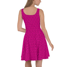 Load image into Gallery viewer, Triskele Skater Dress Pink & Black