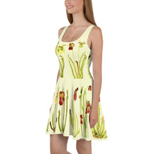 Load image into Gallery viewer, Vintage Pitcher Plant Illustrations Skater Dress