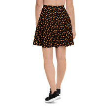 Load image into Gallery viewer, Pumpkin Dot Skater Skirt