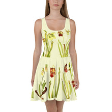 Load image into Gallery viewer, Vintage Pitcher Plant Illustrations Skater Dress